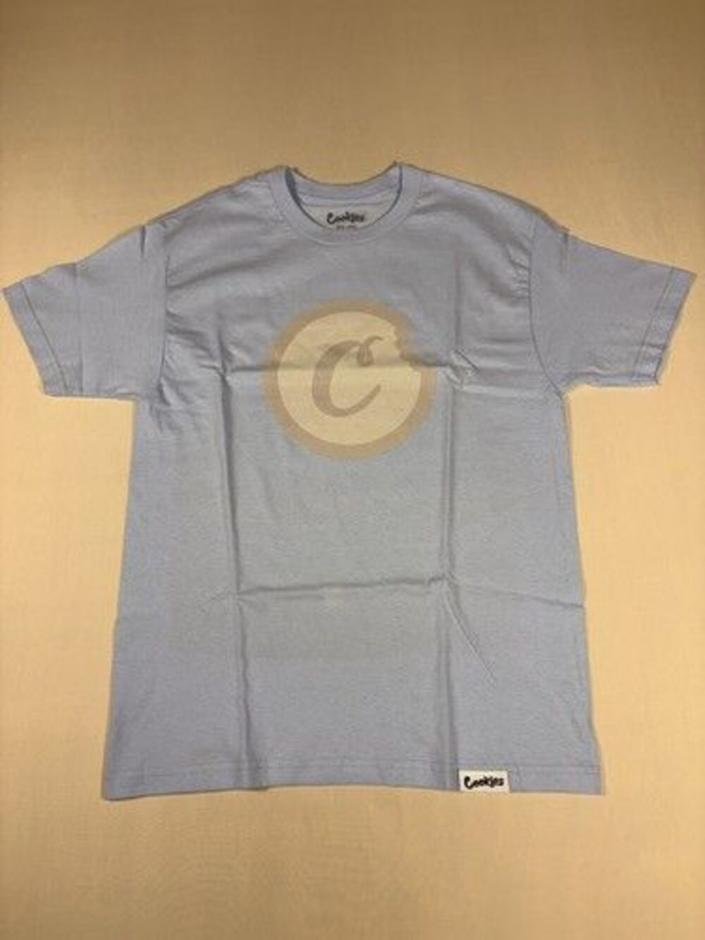 Cookies Mens M Blue Cotton Knit Graphic Crew Neck Tee RN143867
